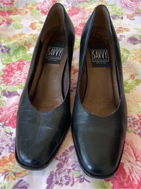 Vintage Italian Leather Pumps - 8.5